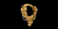 Parthian Gold and Garnet Earring