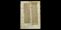 Medieval English Bible Manuscript Leaf