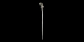 Roman Silver Pin with Bust of a Tiger