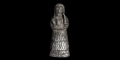 Western Asiatic Assyrian Silver Statuette