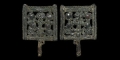 Western Asiatic Luristan Master of Animals Finial Pair
