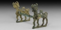 Western Asiatic Luristan Horse Bit with Mythical Beasts