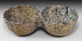 Egyptian Carved Double Bowl