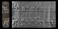 Western Asiatic Cylinder Seal with Gryphons