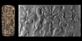 Western Asiatic Cylinder Seal with Gryphons
