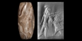 Western Asiatic Agate Cylinder Seal with Combat Scene