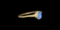 Medieval Gold Ring with Sapphire
