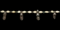Western Asiatic Elamite Necklace with Silver Pendants
