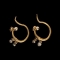 Western Asiatic Gold and Pearl Earrings