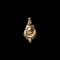 Roman Gold Face Pendant