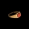 Roman Gold Ring with Amphora Gemstone