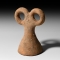 Mesopotamian Terracotta Eye Idol