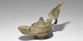 Roman Bronze Oil Lamp