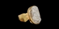 Roman Gold Ring with Carved Bust