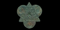 Medieval Bronze Seal Matrix with Triangle and Star