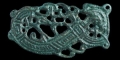 Viking Scandinavian Jelling Bronze Dragon Belt Plaque