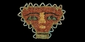 Egyptian Beaded Mummy Mask
