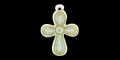 Byzantine Gilt Bone Cross Pendant