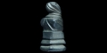 Medieval Bronze Figural Weight Pendant
