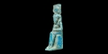 Egyptian Glazed Composition Isis with Horus Amulet