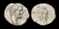 Ancient Roman Imperial Coins - Clodius Albinus - Aesculapius Standing Denarius