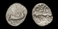 Celtic Iron Age Coins - Iceni - Stickman Boar Silver Half Unit