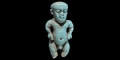 Egyptian Turquoise-Glazed Pataikos Amulet