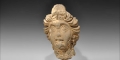 Nabatean Nabatean Basalt Female Head of a Goddess
