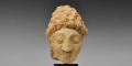 Central Asian Limestone Head of a Youth