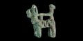 Western Asiatic Bronze Horse with Rider Figurine