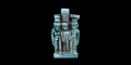 Egyptian Glazed Composition Triad Amulet