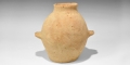 Western Asiatic Trans-Jordan Ceramic Jar with Ledge Handles
