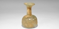 Roman Glass Flask with Flared Rim