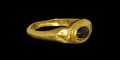 Roman Gold and Garnet Ring with Amphora Intaglio