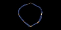 Roman Gold and Lapis Lazuli Bead Necklace