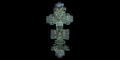 Anglo-Saxon Hybrid Gilt Cruciform Brooch