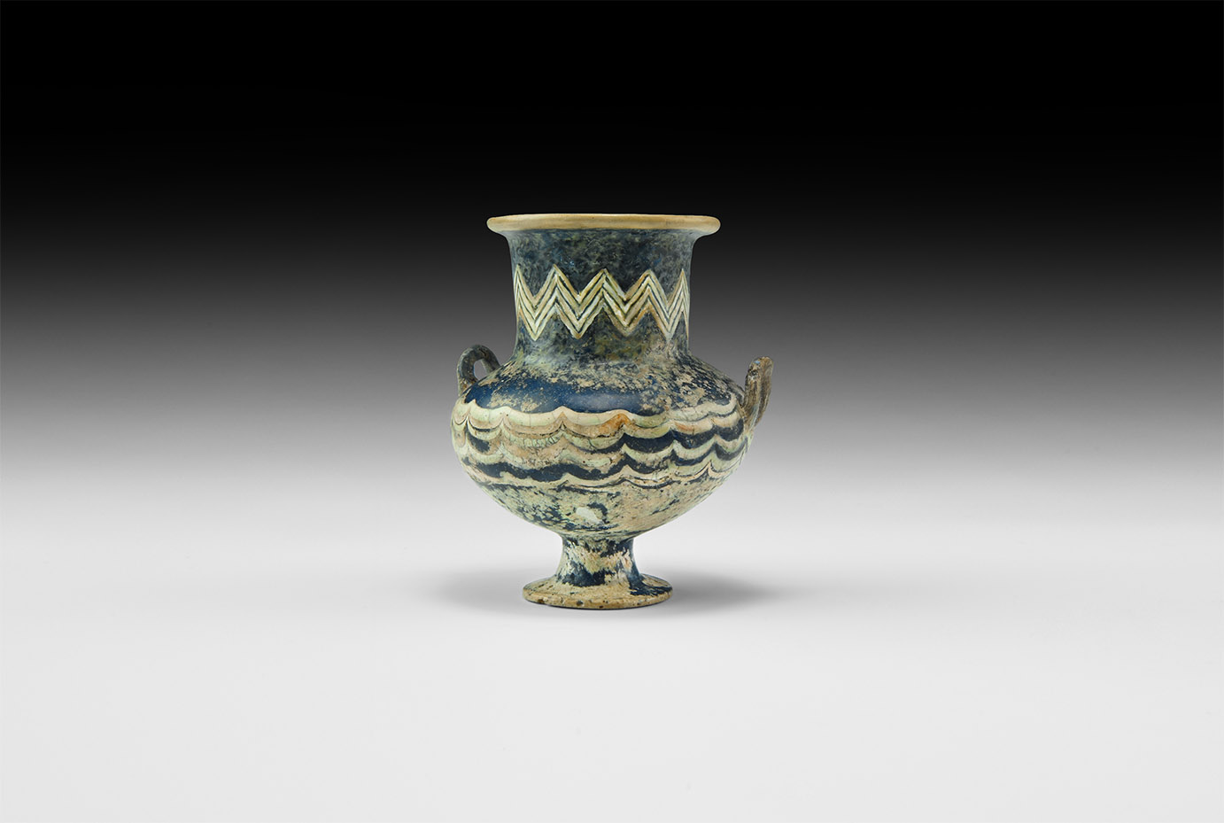 Egyptian Core-Formed Royal Krateriskos