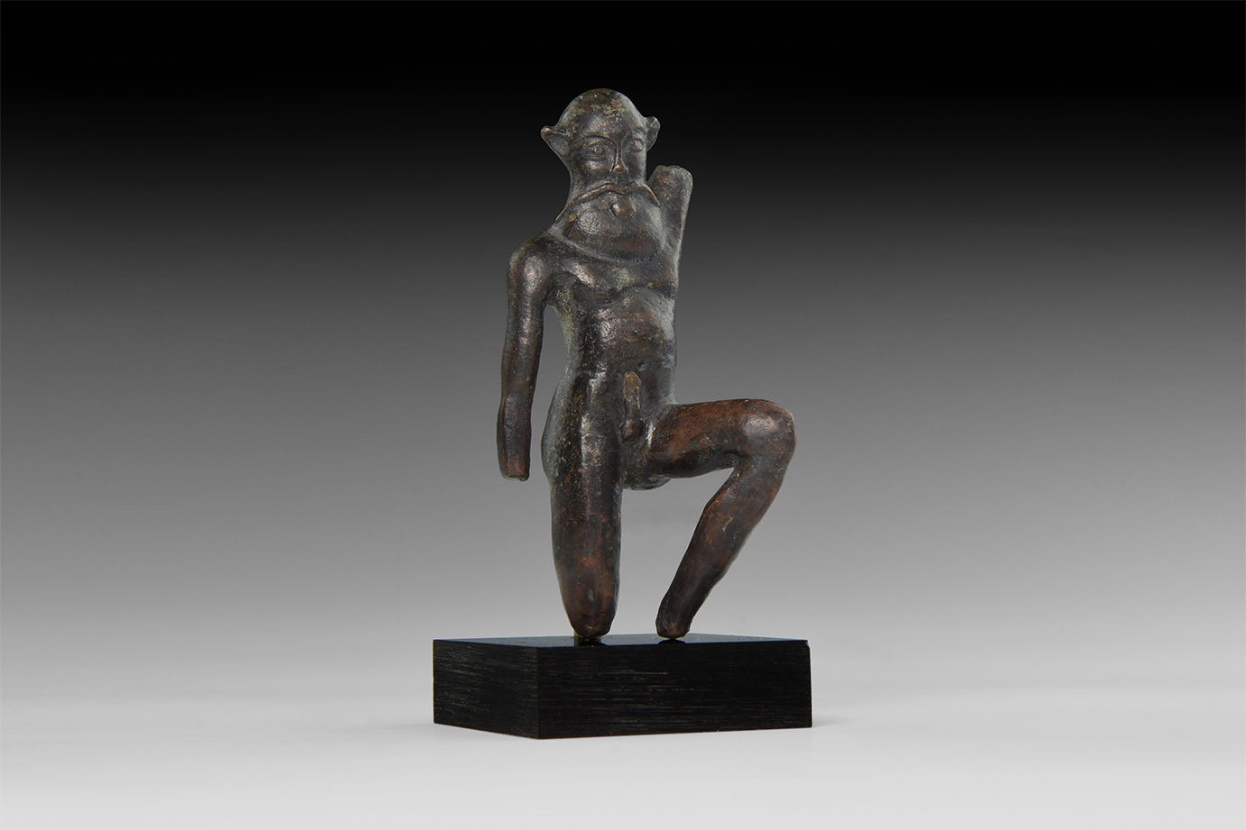 Greek Dancing Satyr Statuette