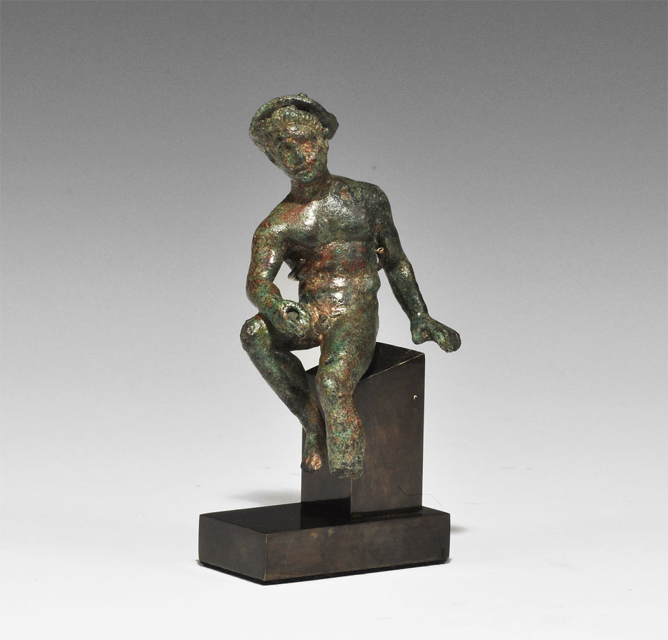 Roman Bronze Figure of Mercury