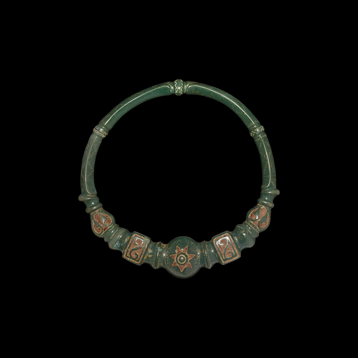 Iron Age Celtic Enamelled Torc