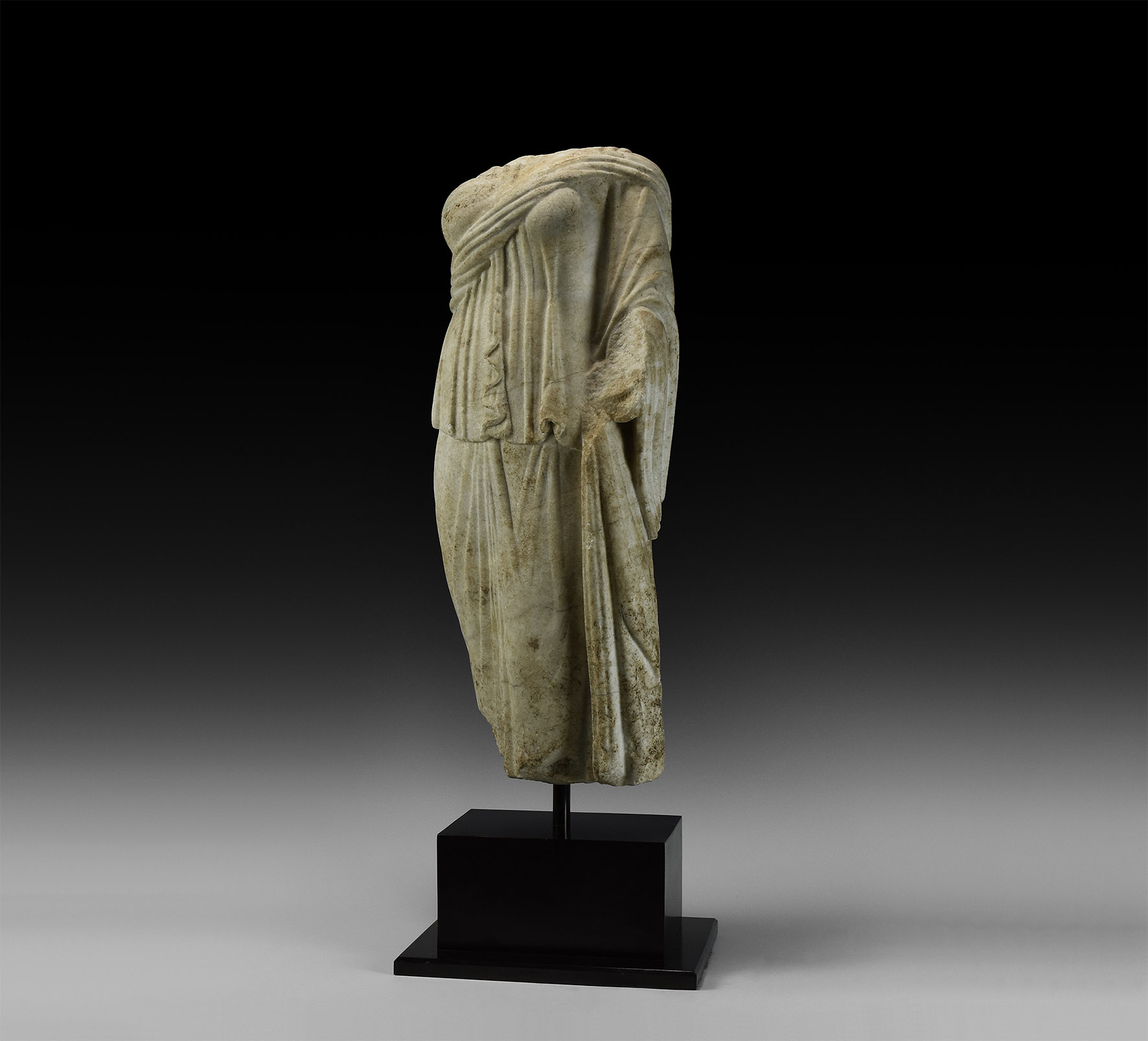 Roman Marble Torso of a Goddess