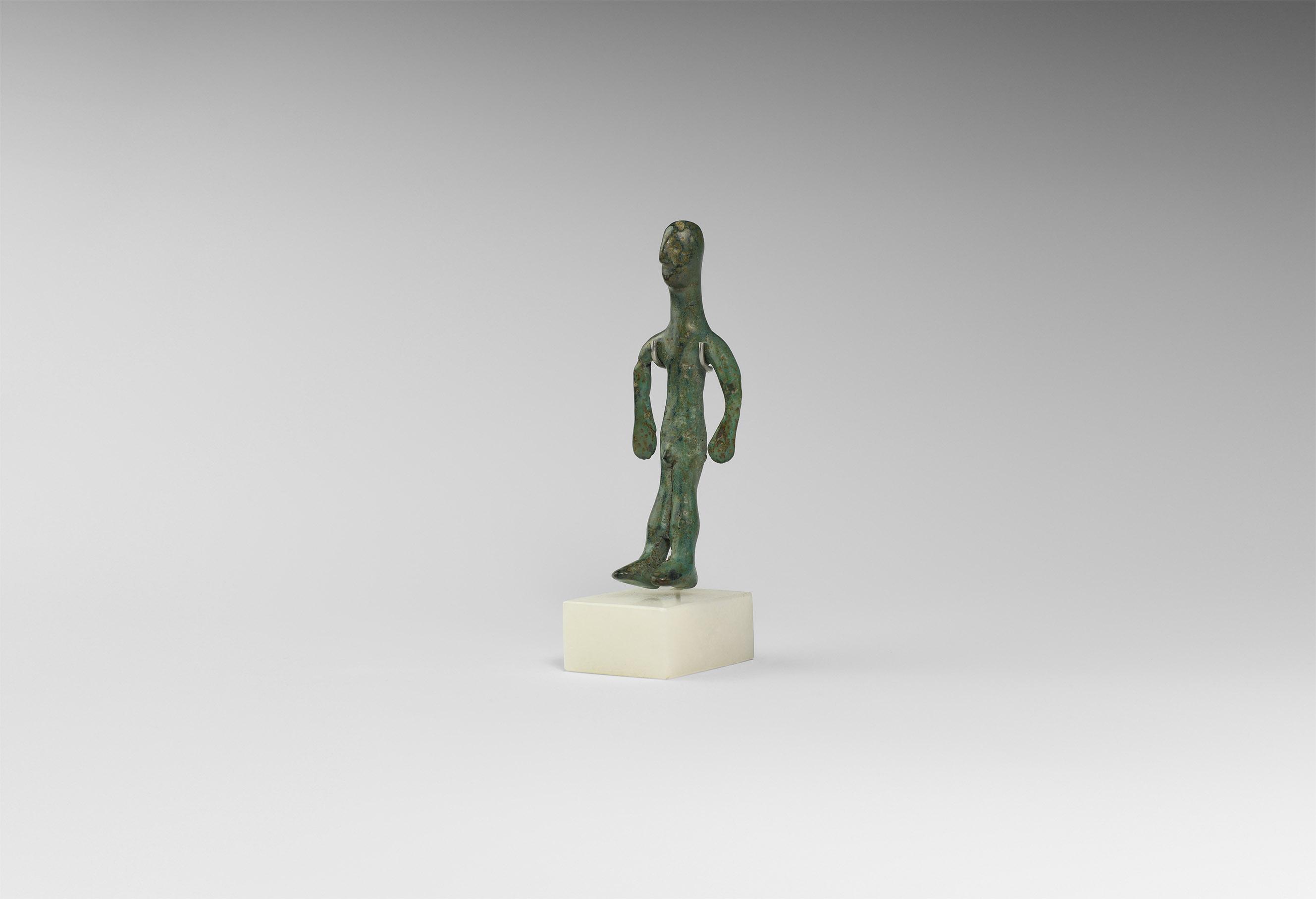 Greek Geometric Period Muscular Standing Figure