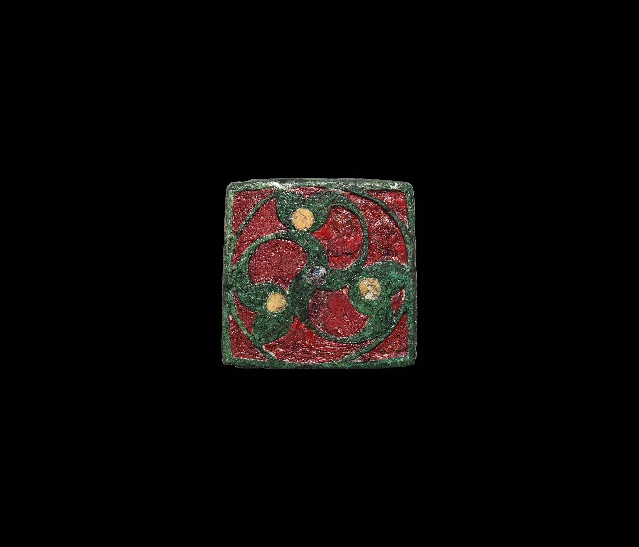 Iron Age Celtic 'The Mashbury' Enamelled Terret Mount