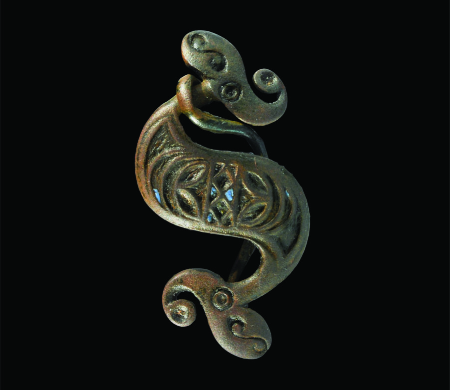 Iron Age Celtic Bronze Dragonesque Brooch