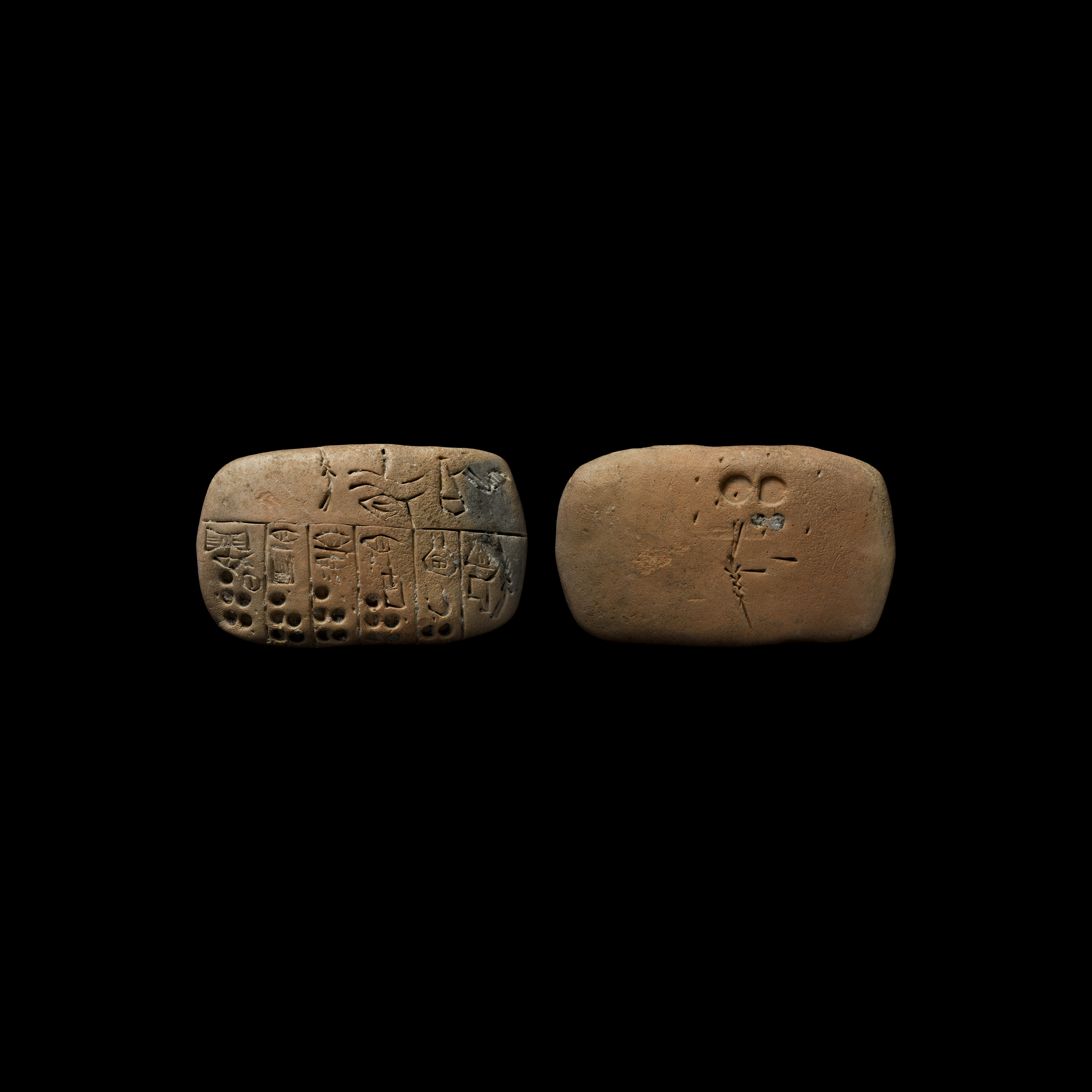 Western Asiatic Jemdet Nasr Administrative Pictographic Tablet