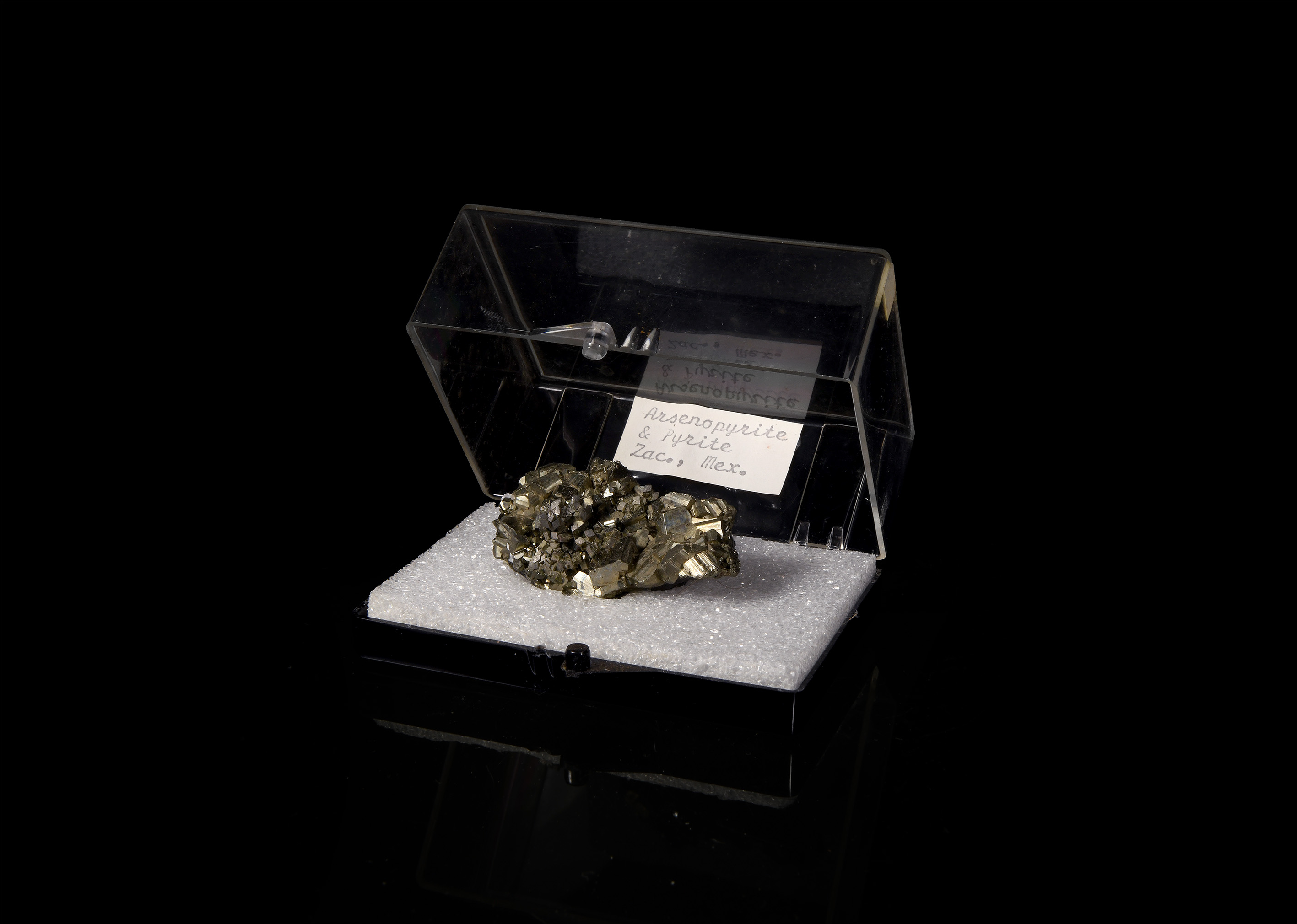 Historic Zacatecas Mexico Arsenopyrite and Pyrite Mineral Specimen