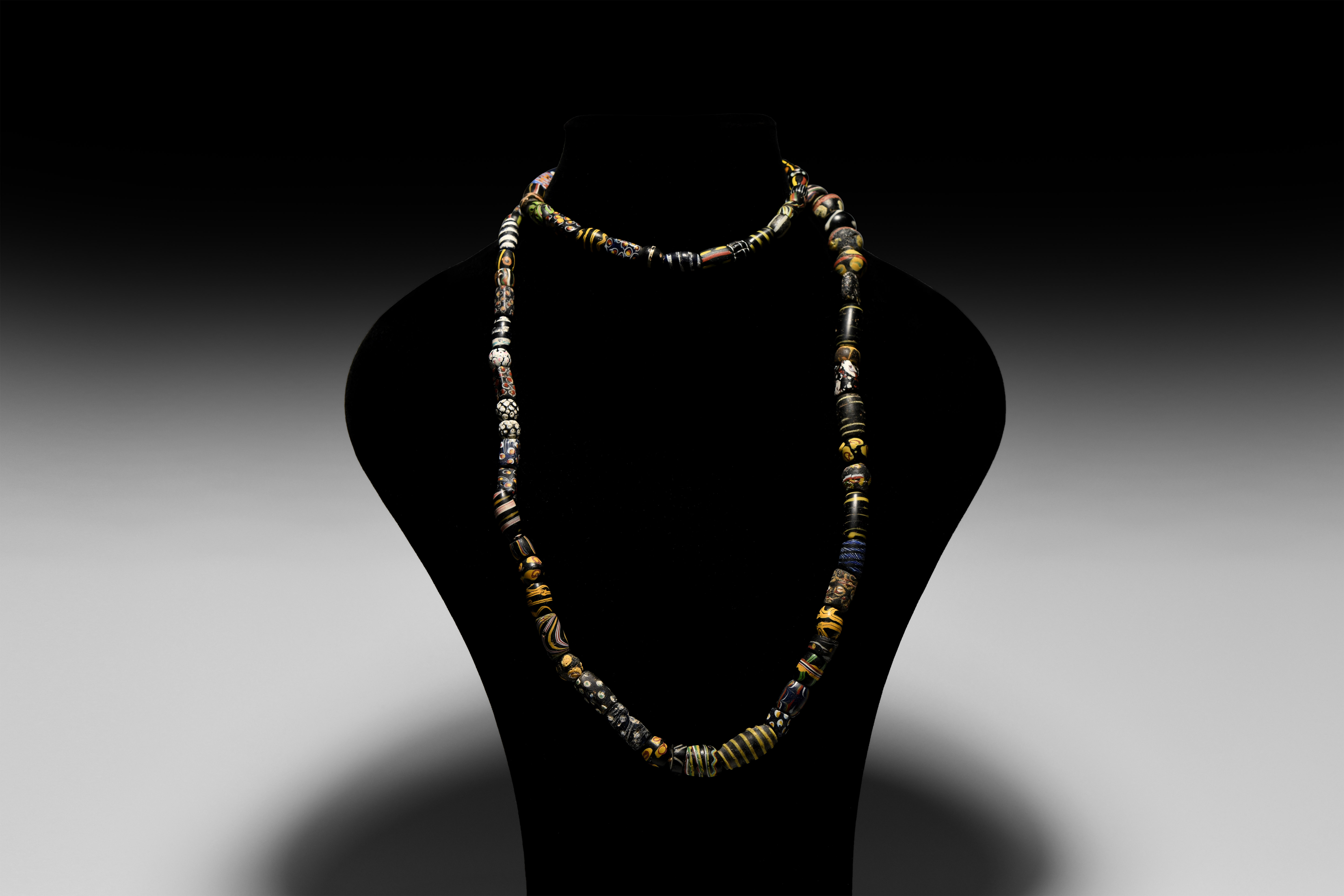 Venetian Glass Lampwork Bead Necklace String