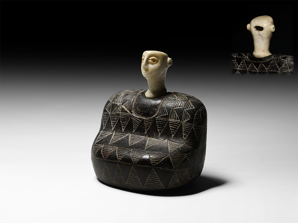 Western Asiatic Bactrian Stone 'Princess' Idol