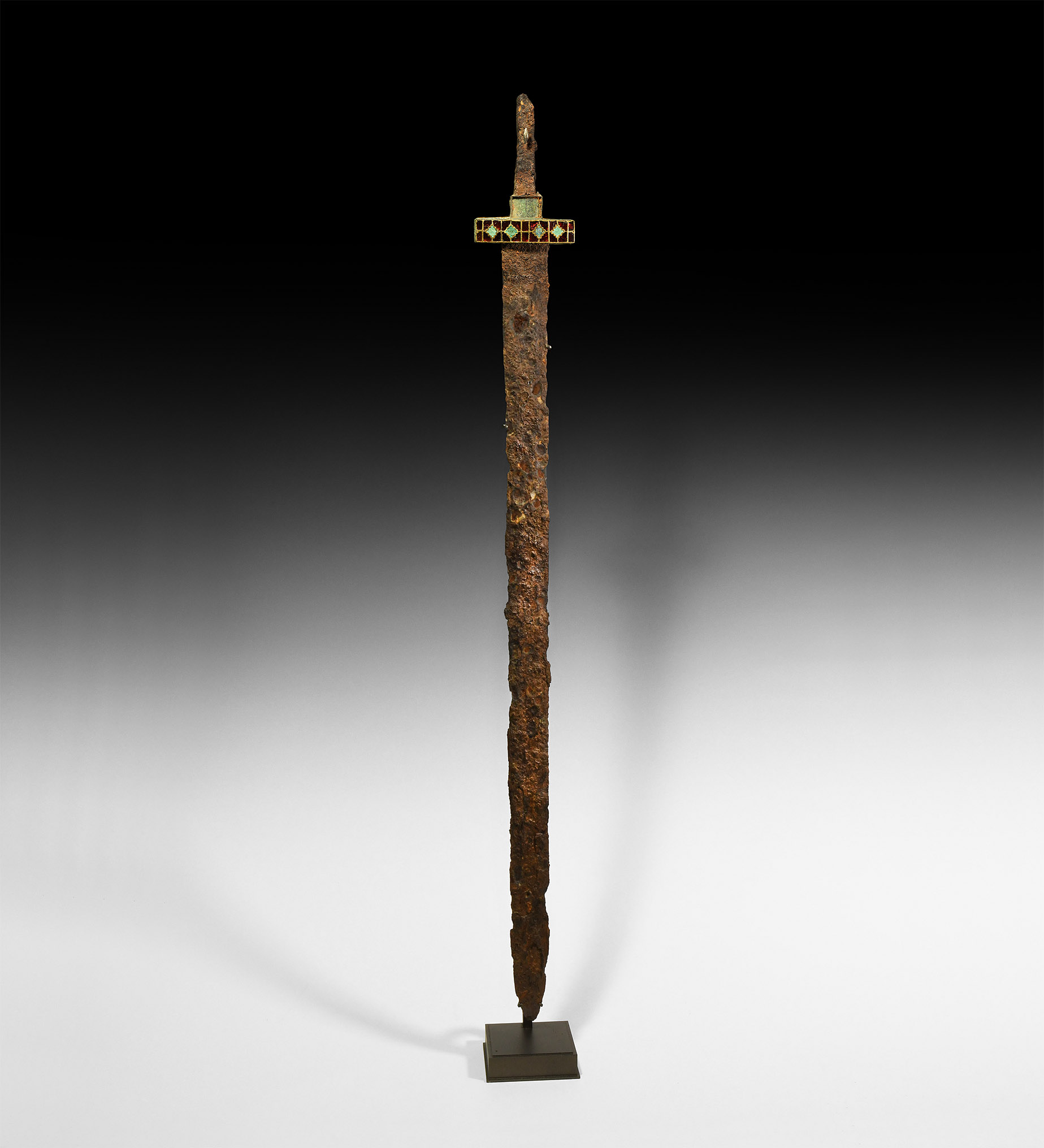 East Roman Migration Period Sword with Jewelled Guard