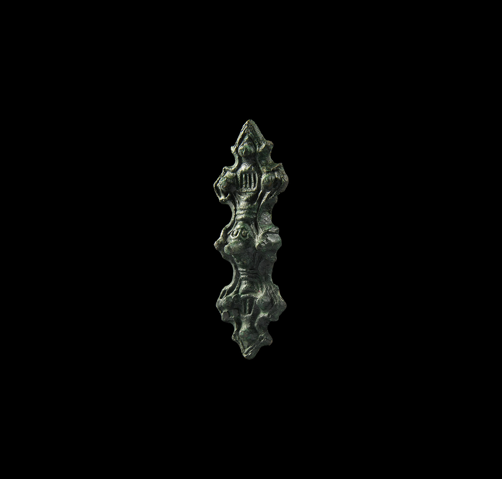 Scandinavian Viking Equal-Arm Brooch